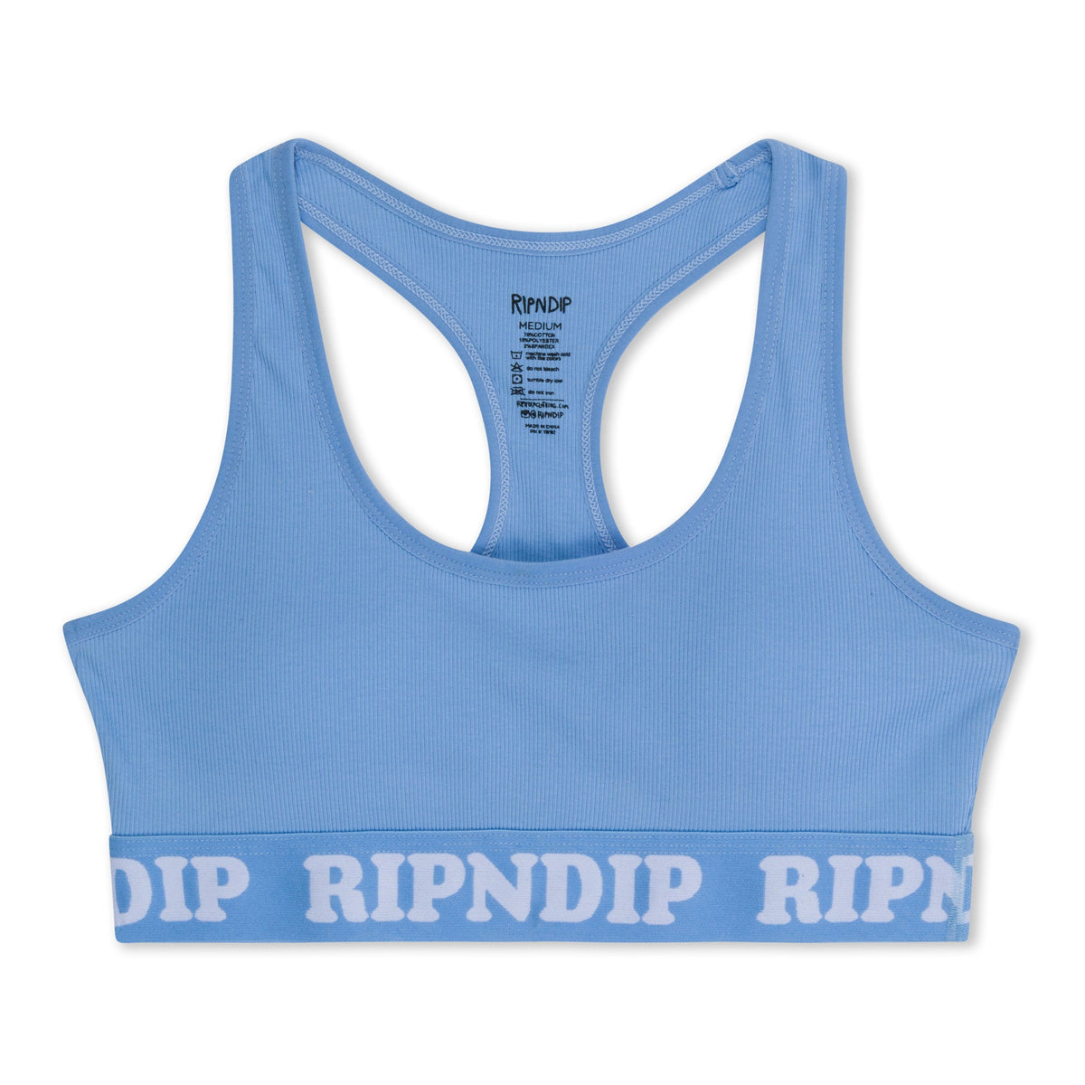 RIPNDIP Peeking Nermal Sports Bra (Light Blue)