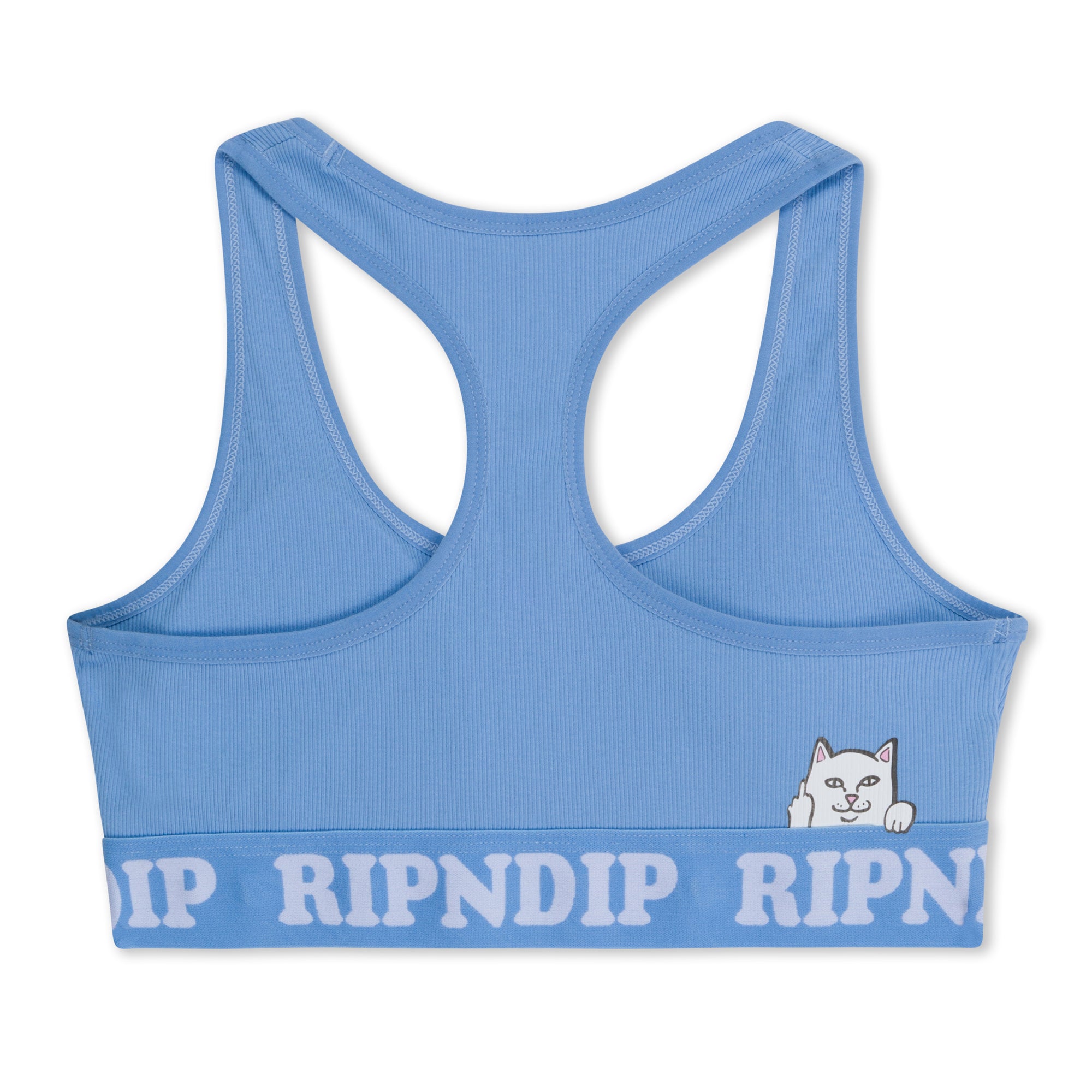 RIPNDIP Peeking Nermal Sports Bra (Light Blue)