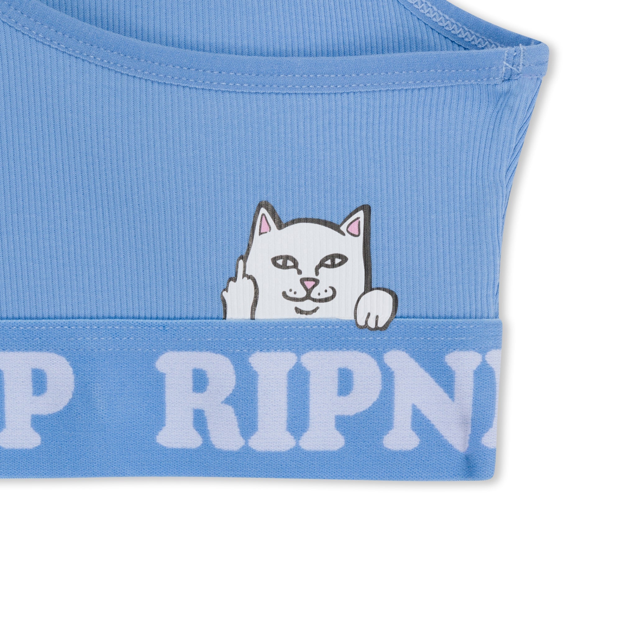 RIPNDIP Peeking Nermal Sports Bra (Light Blue)