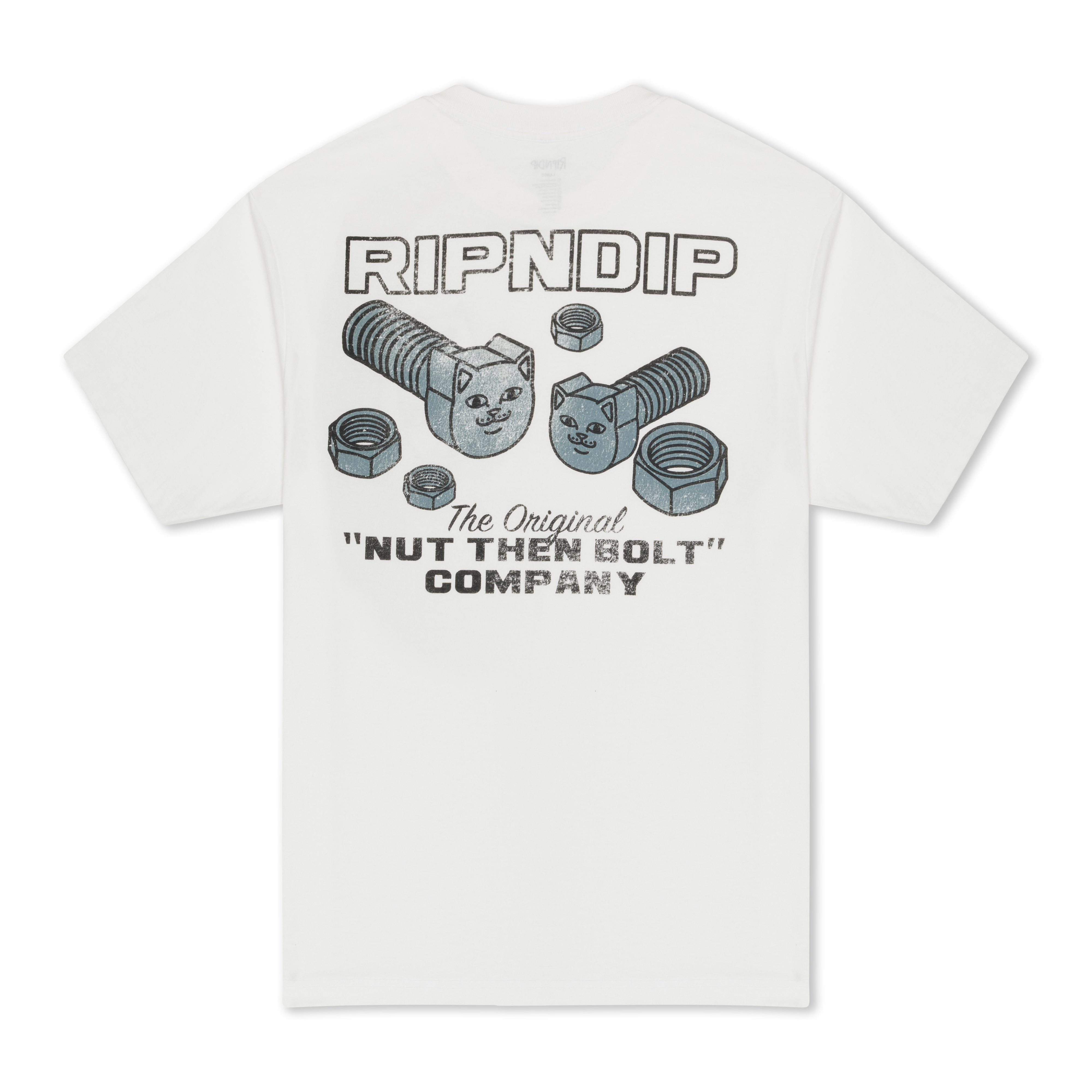 RIPNDIP Nut Then Bolt Pocket Tee (Bone)