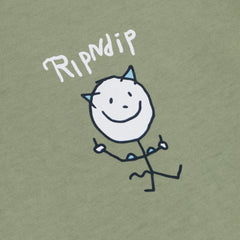 RIPNDIP Nerman Rockwell Tee (Dusty Olive)