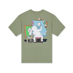 RIPNDIP Nerman Rockwell Tee (Dusty Olive)