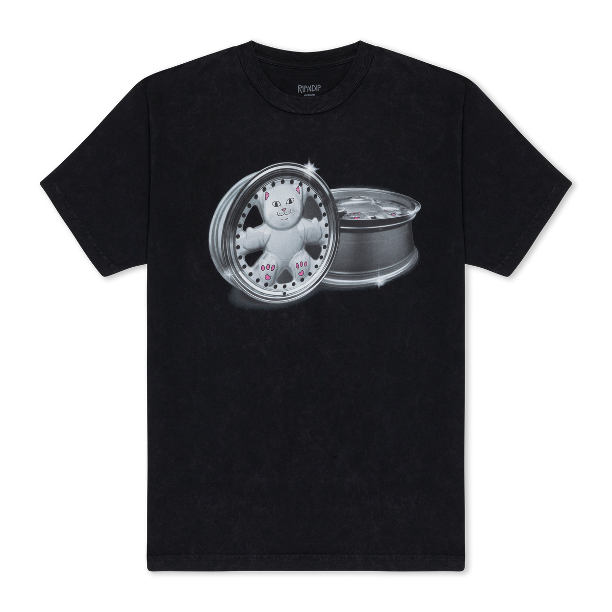 RIPNDIP Nerm Wheels Tee (Black Vintage Wash)
