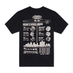 RIPNDIP Nerm Wheels Tee (Black Vintage Wash)