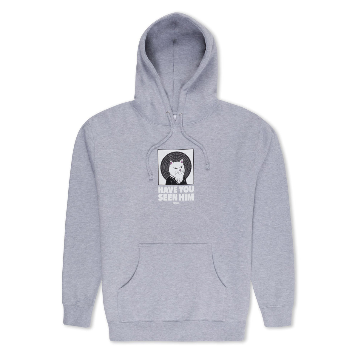 RIPNDIP Have You Seen Him? Hoodie (Ash Heather)