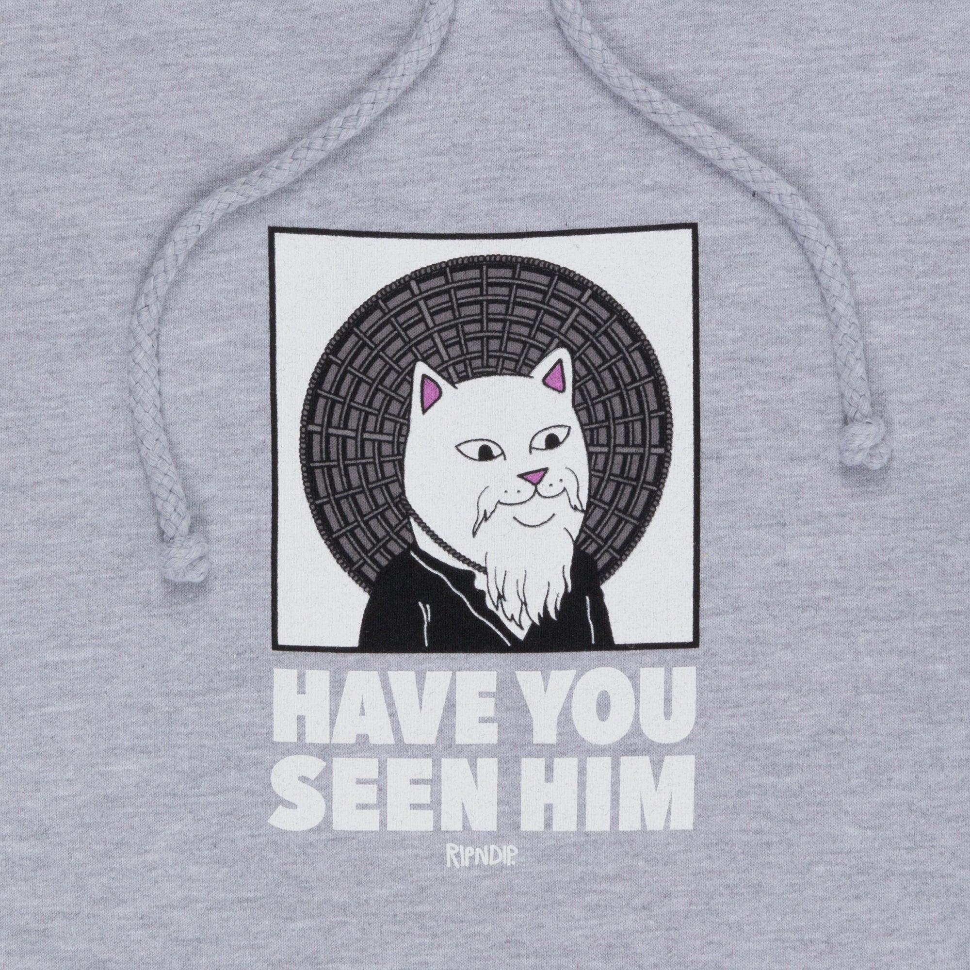 RIPNDIP Have You Seen Him? Hoodie (Ash Heather)