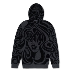 RIPNDIP Beautiful Fomo Mohair Hoodie (Black)