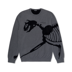 RIPNDIP Fossil Mohair Knit Sweater (Charcoal)