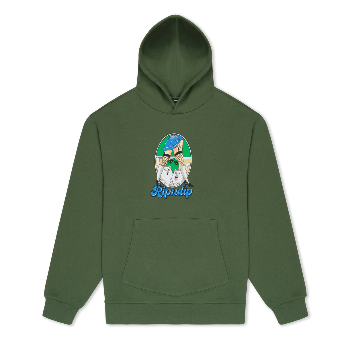 RIPNDIP Nermal Fest Hoodie (Light Olive)