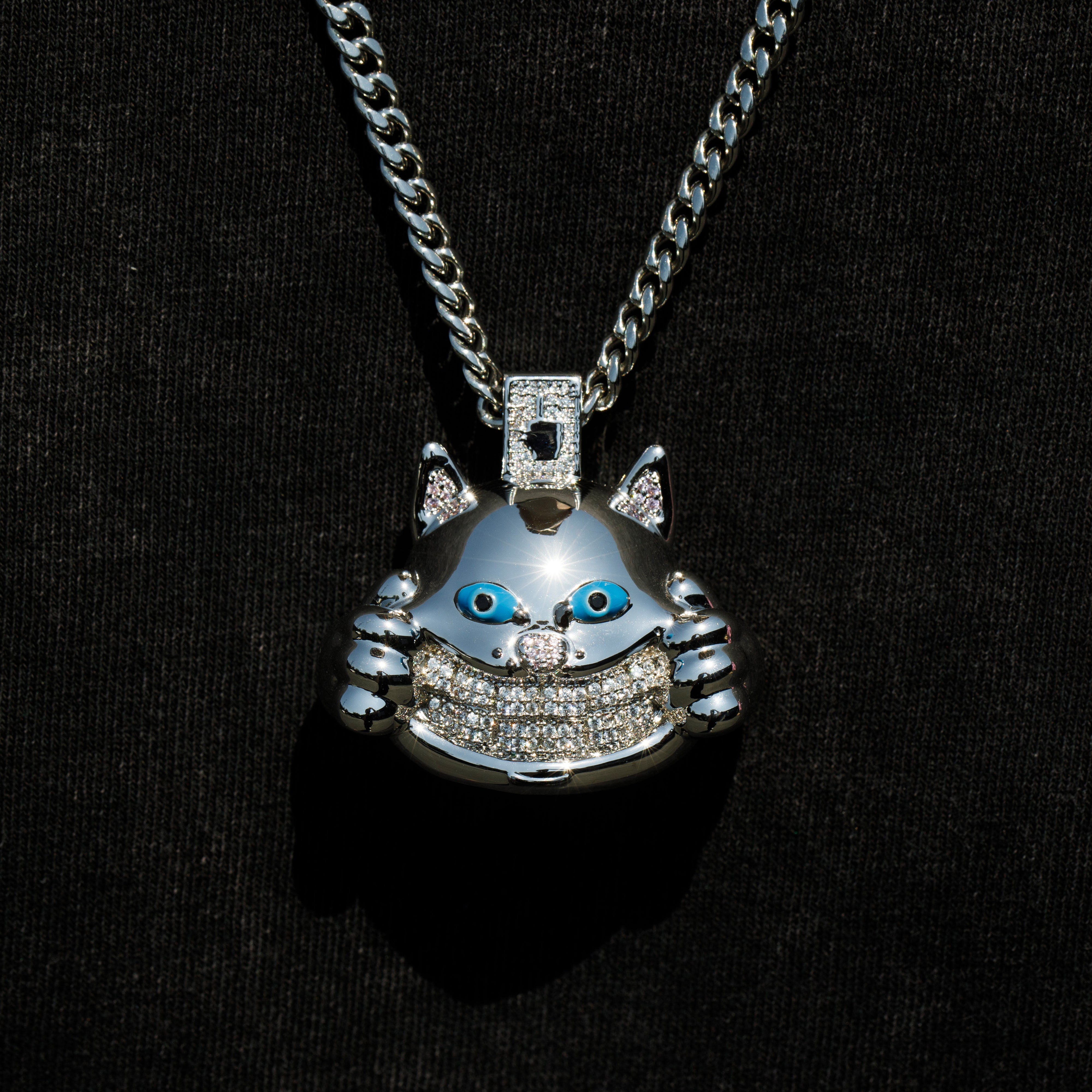 RIPNDIP Ripndip x King Ice Nermal Necklace (Silver)