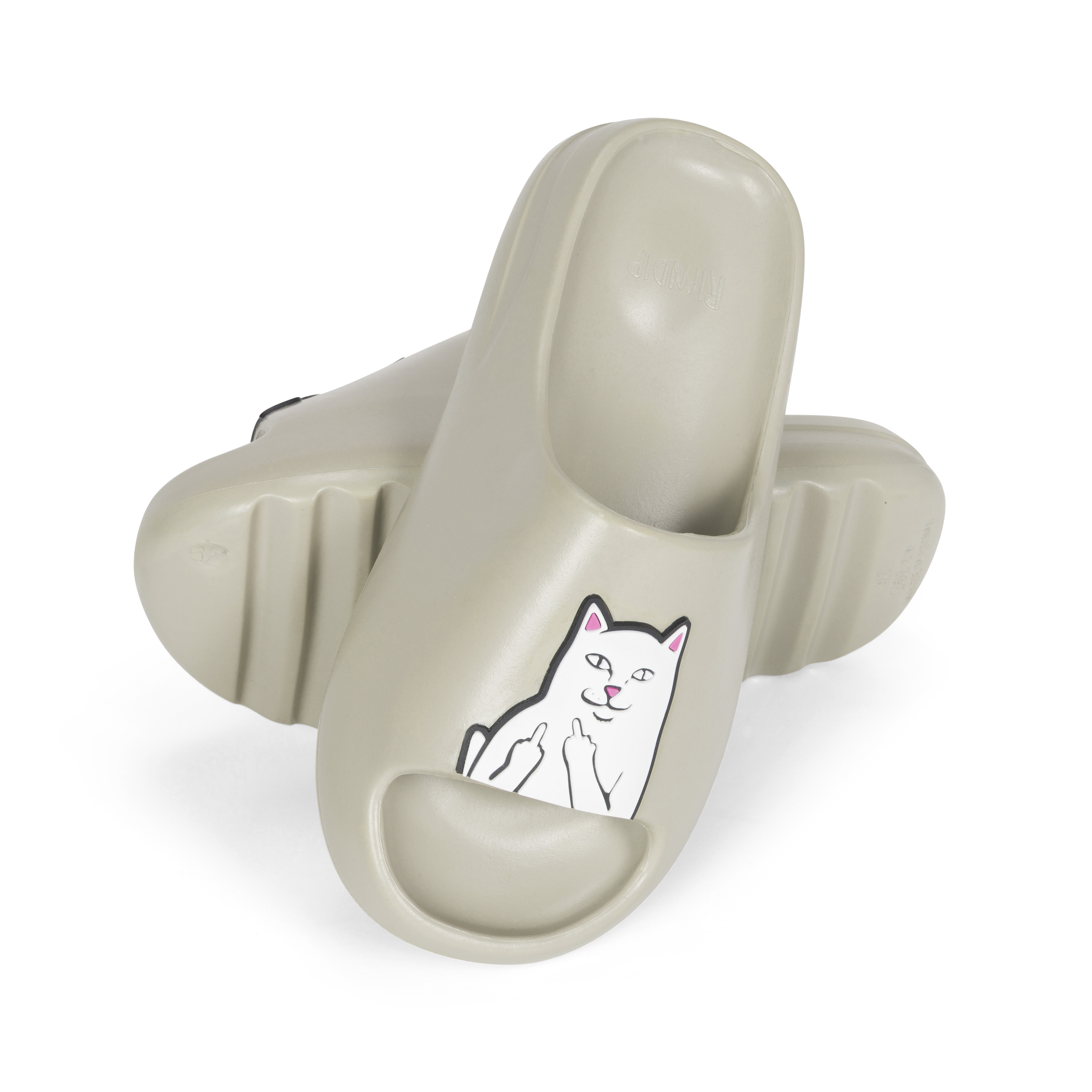 RIPNDIP Lord Nermal Cloud Slides (Khaki)