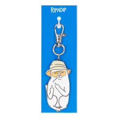 RIPNDIP Nermal S Thompson Keychain (Silver)