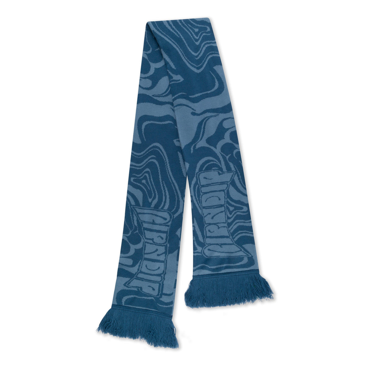 RIPNDIP Psychedelic Knit Scarf (Dark Slate)