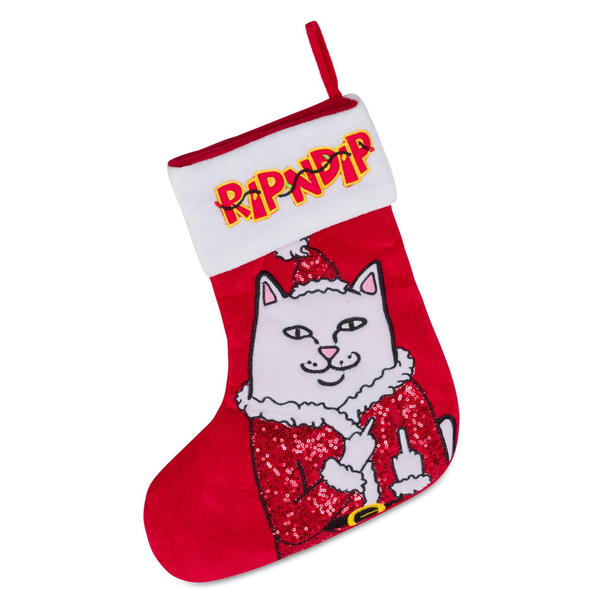 RIPNDIP Lord Santa Christmas Stocking (Red)