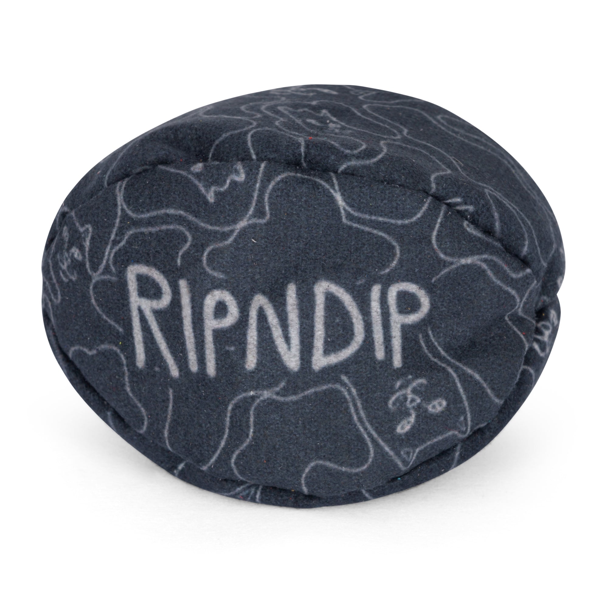 RIPNDIP Line Camo Hacky Sack (Black)