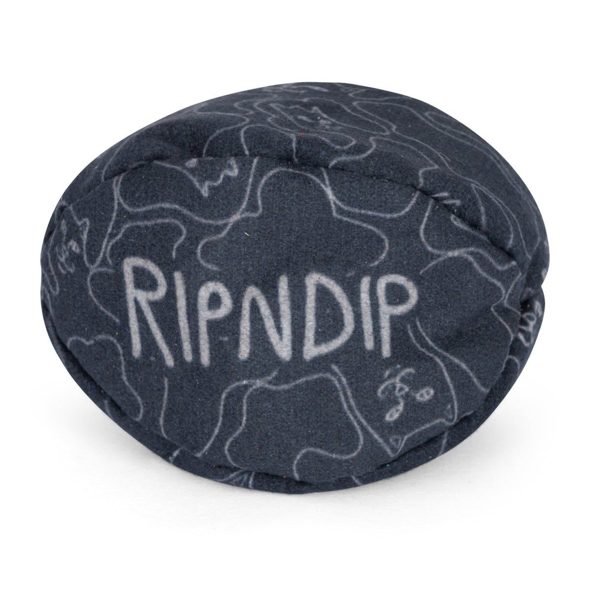 RIPNDIP Line Camo Hacky Sack (Black)