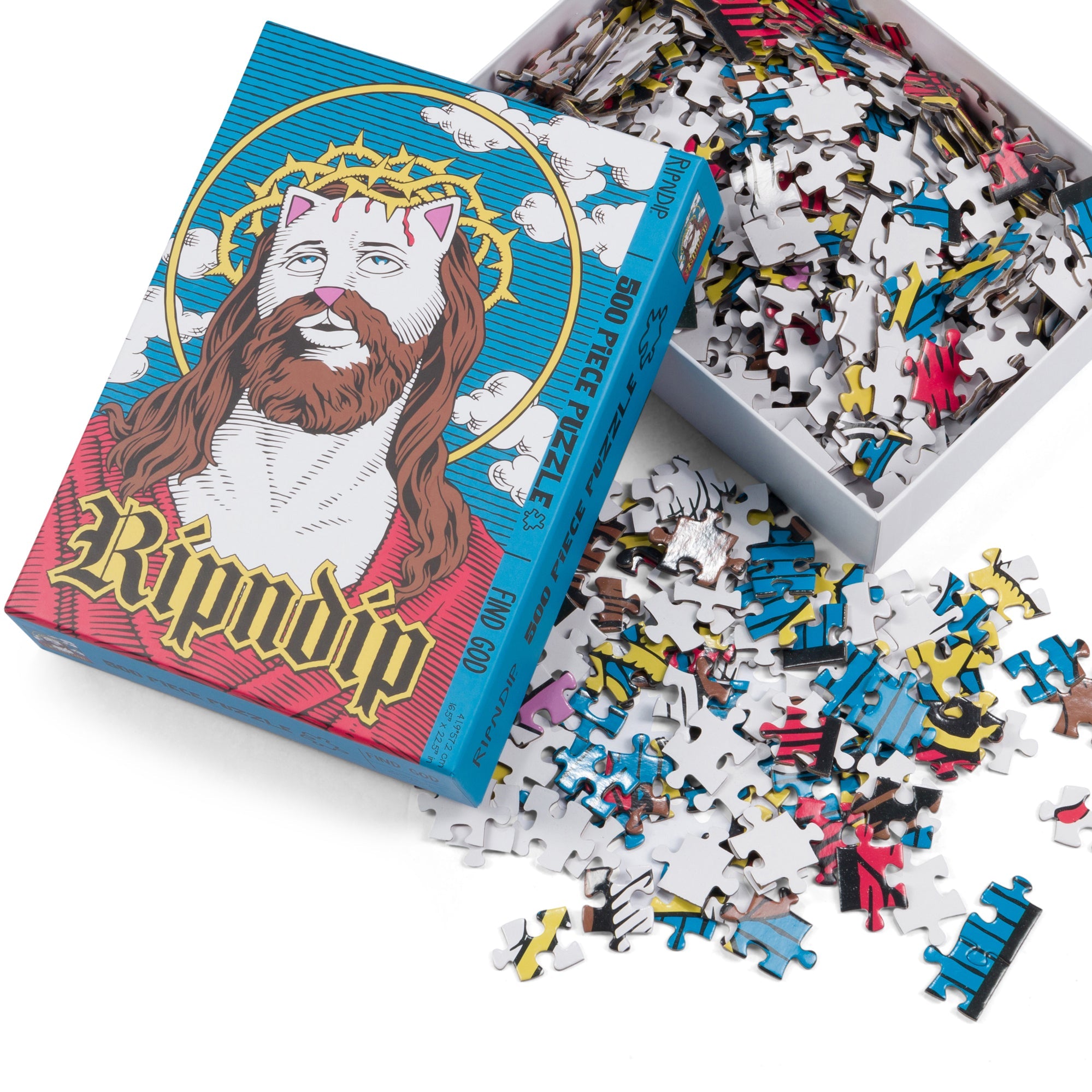 RIPNDIP Lord Savior Nerm 500 Pc Puzzle (Blue)