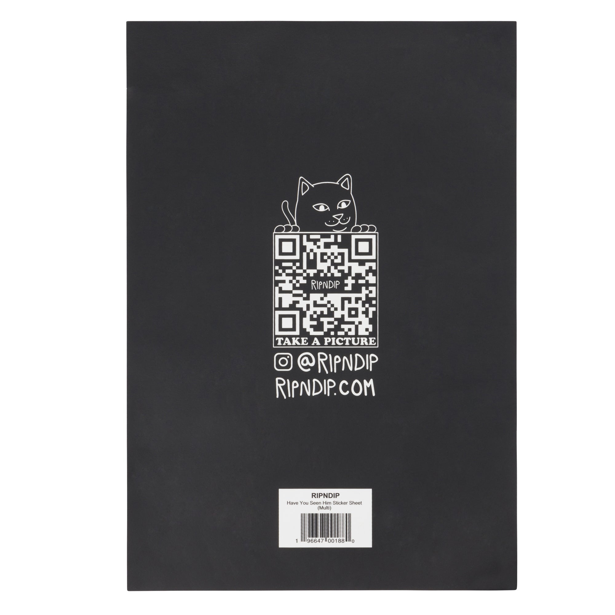 RIPNDIP Have You Seen Him Sticker Sheet (Multi)