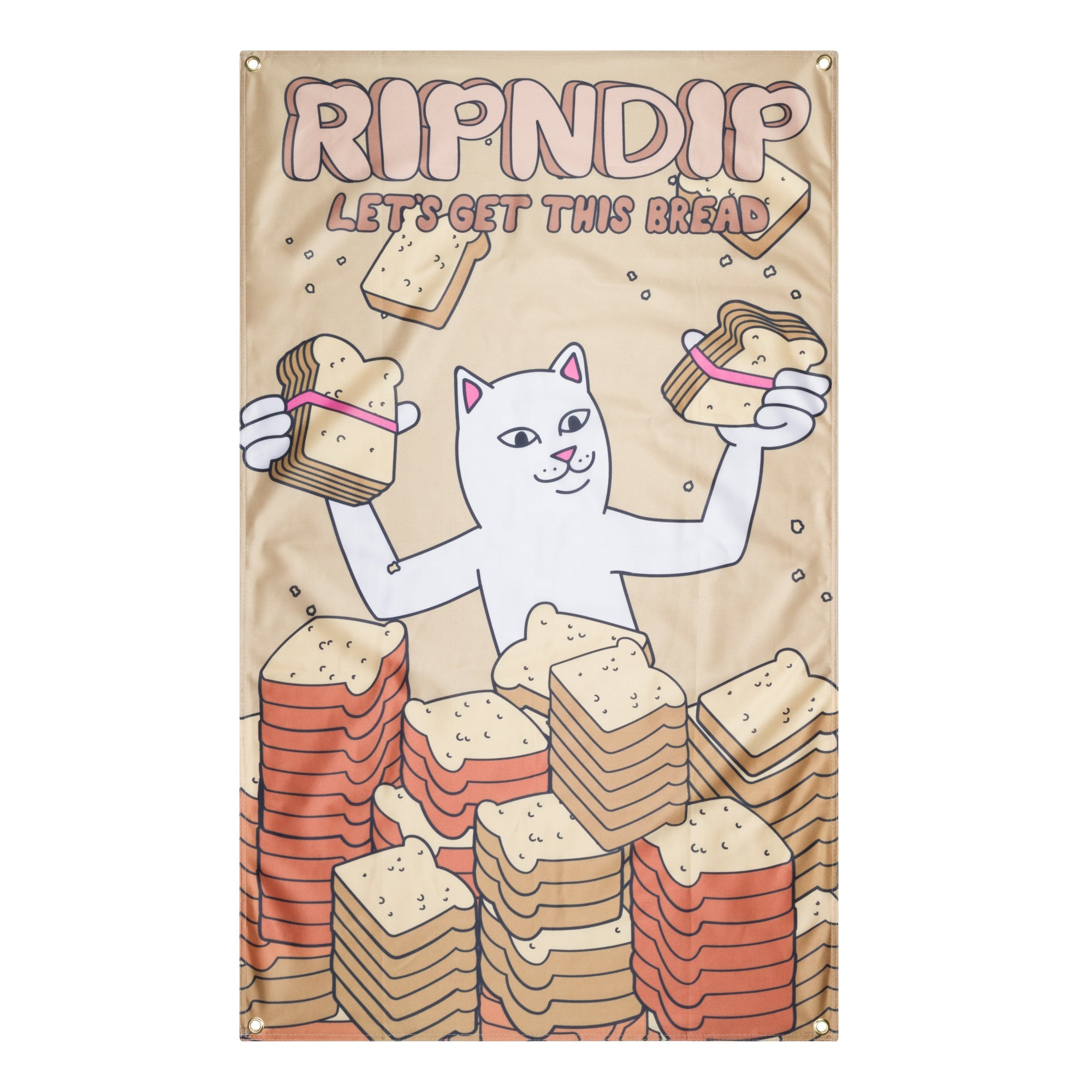RIPNDIP Get This Bread Banner (Beige)