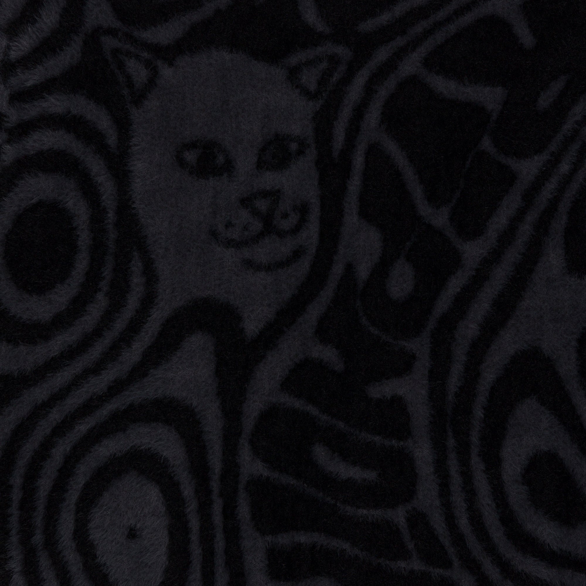 RIPNDIP Hypnotic Open Front Crop Top (Black)