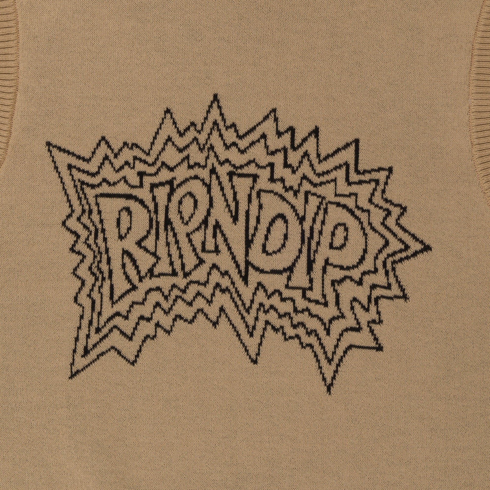 RIPNDIP Shock Knit Sweater Vest (Natural)