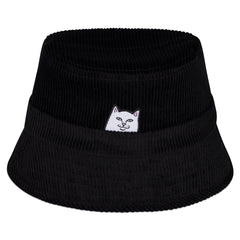 RIPNDIP Lord Nermal Corduroy Bucket Hat (Black)