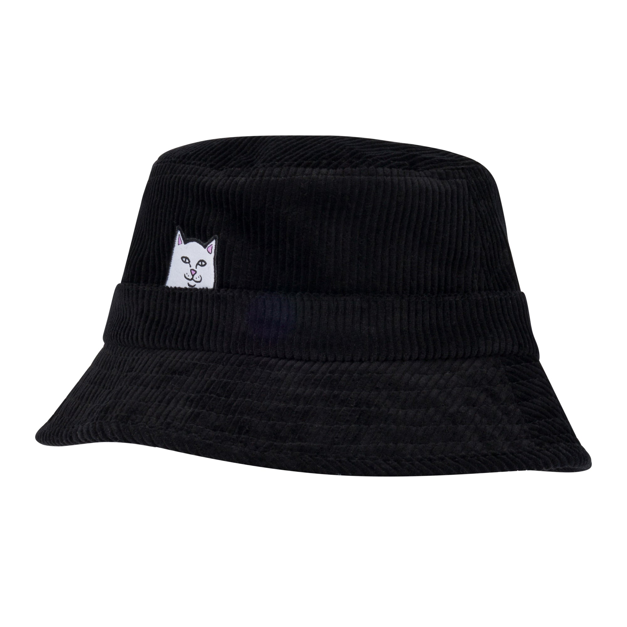 RIPNDIP Lord Nermal Corduroy Bucket Hat (Black)