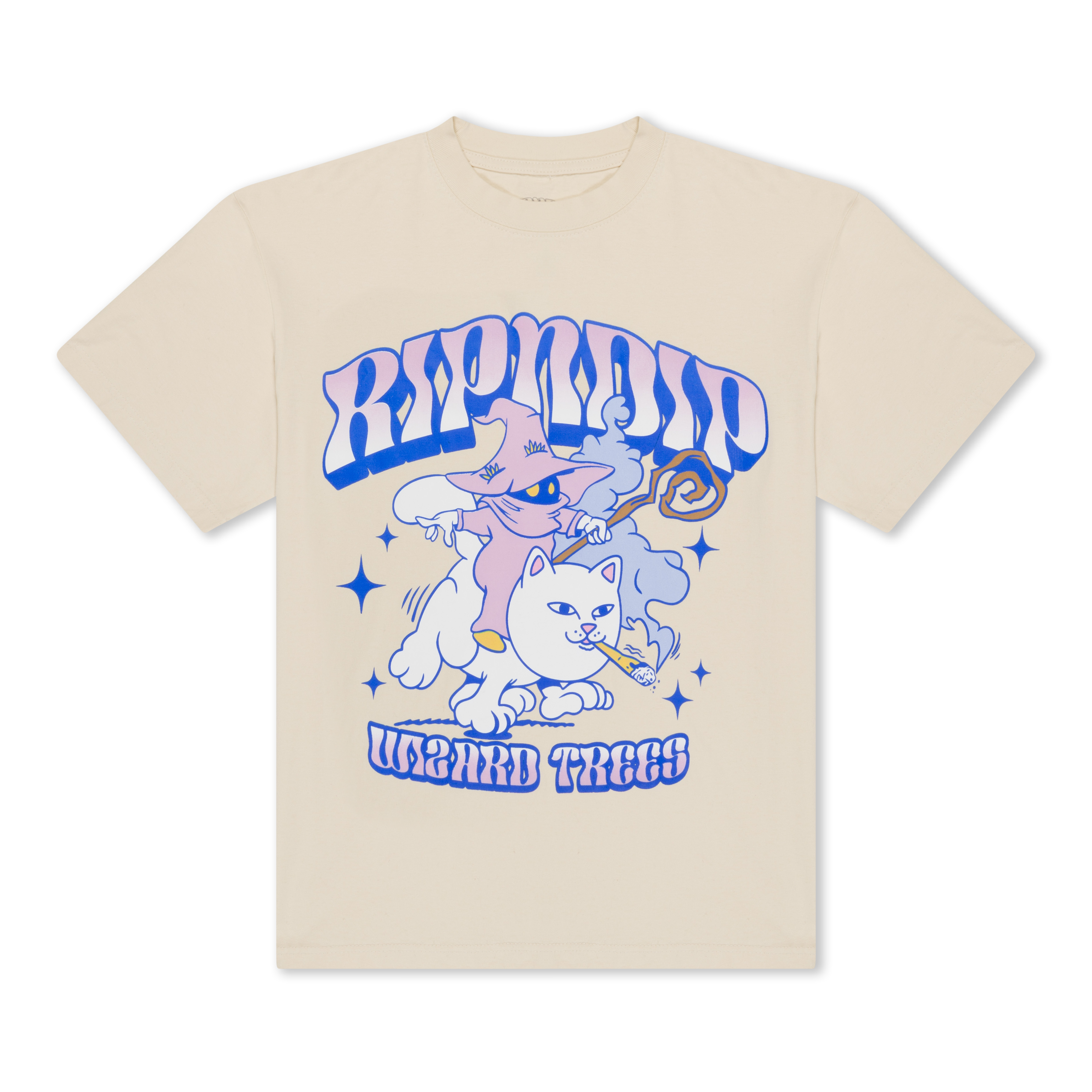RIPNDIP Ripndip Wizard Trees Riding High Tee (Stone)