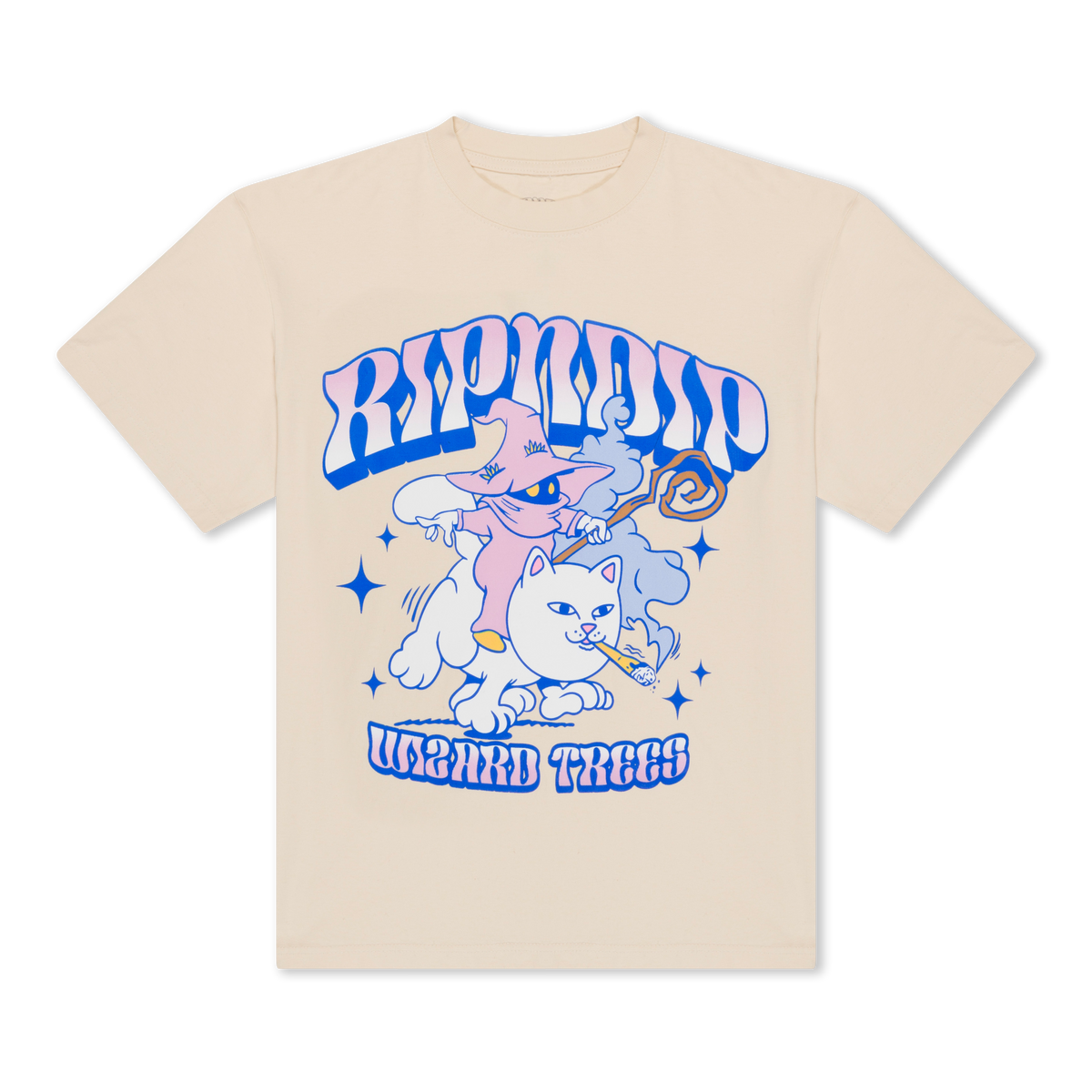 RIPNDIP Ripndip Wizard Trees Riding High Tee (Stone)