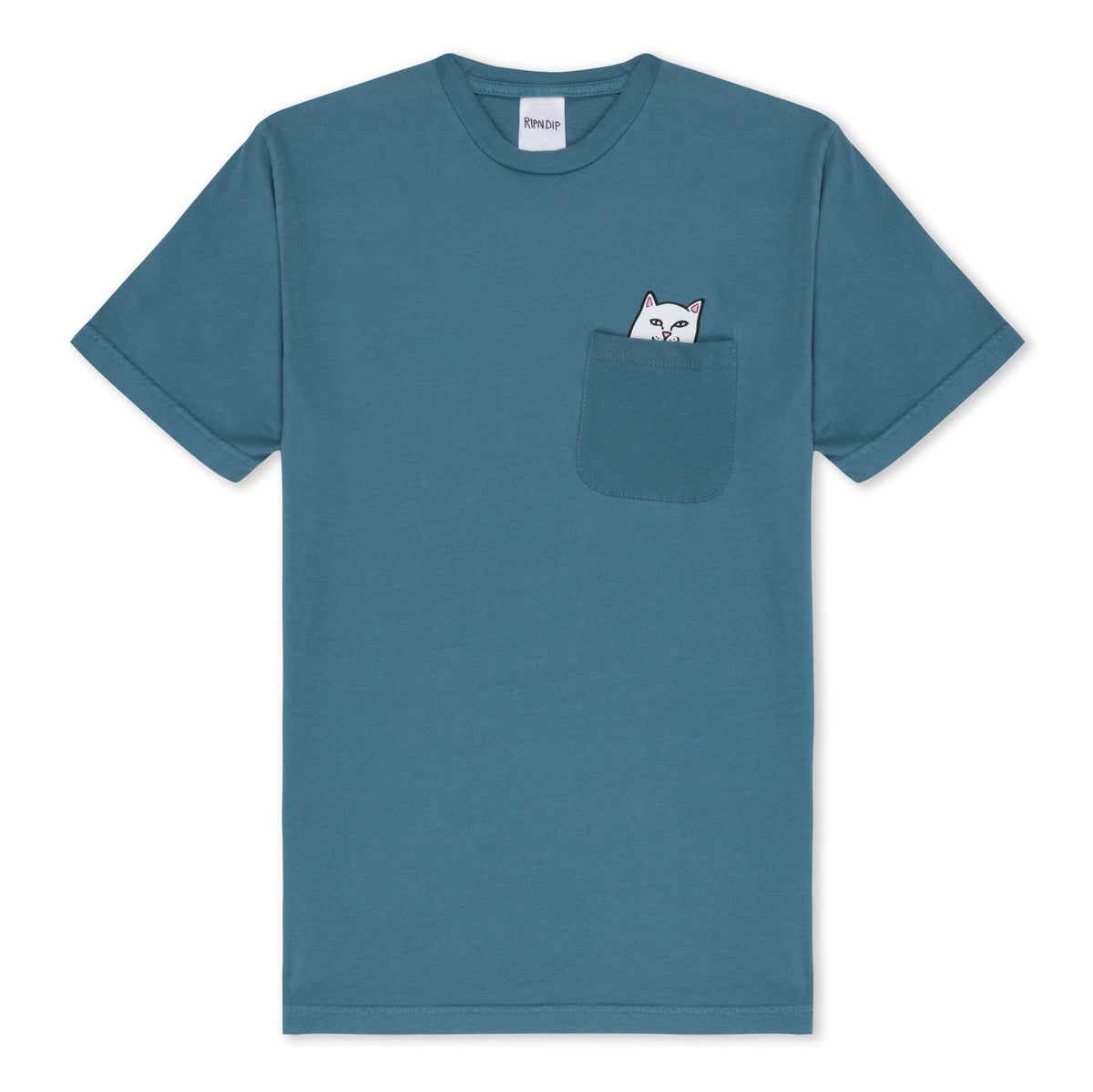 RIPNDIP Lord Nermal Peace Pocket Tee (Slate)