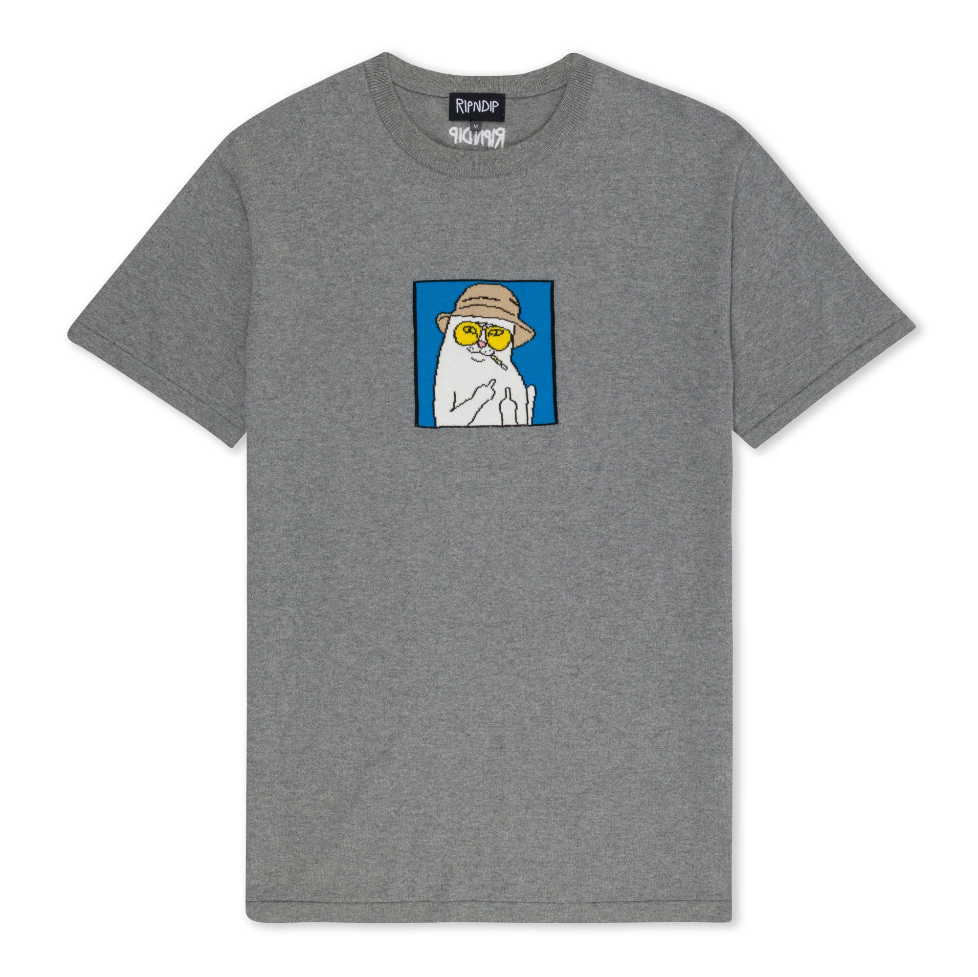 RIPNDIP Nermal S Thompson Knit Tee (Heather Grey)