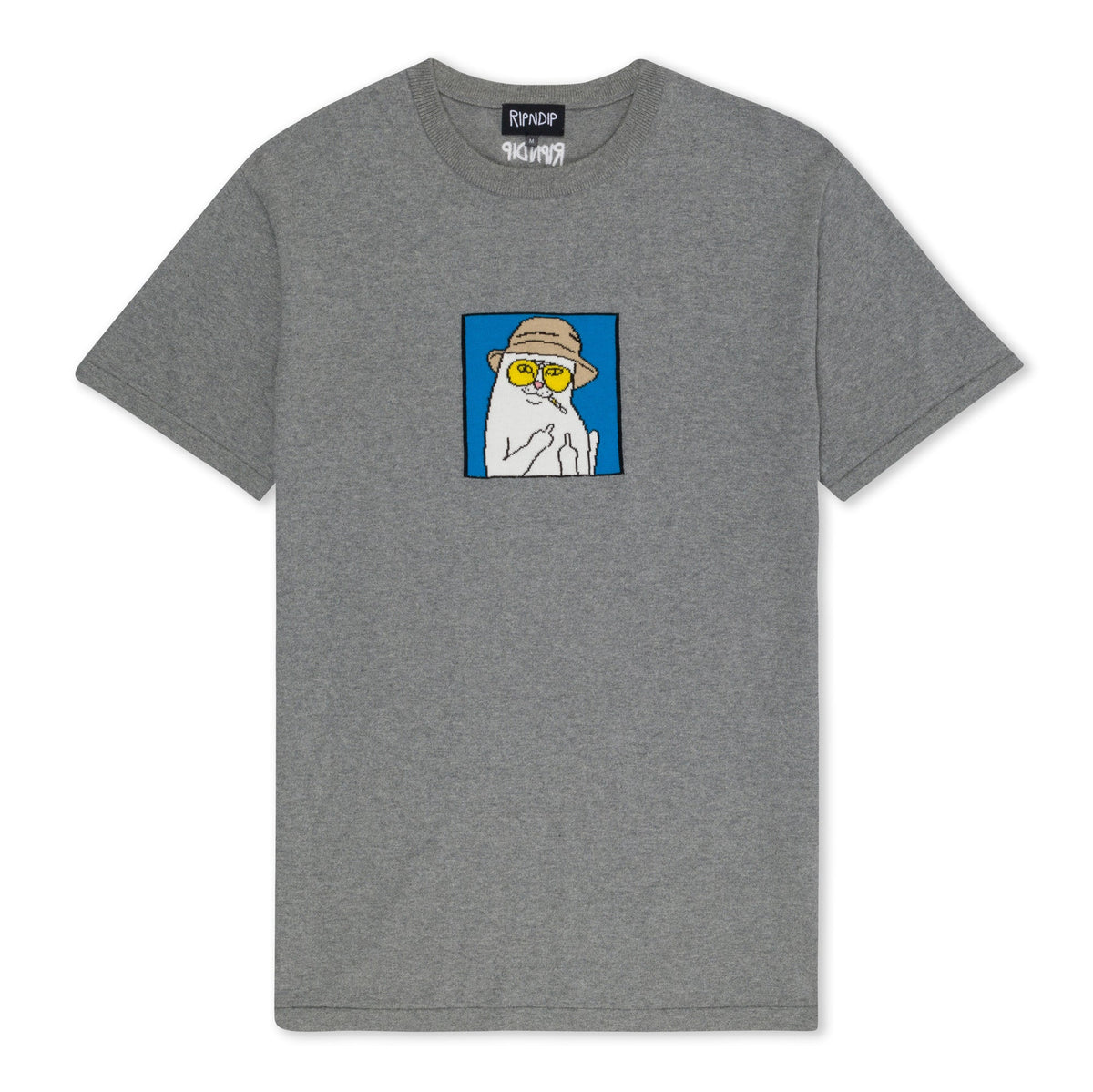 RIPNDIP Nermal S Thompson Knit Tee (Heather Grey)