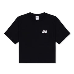 RIPNDIP Lord Nermal Cropped Pocket Tee (Black)