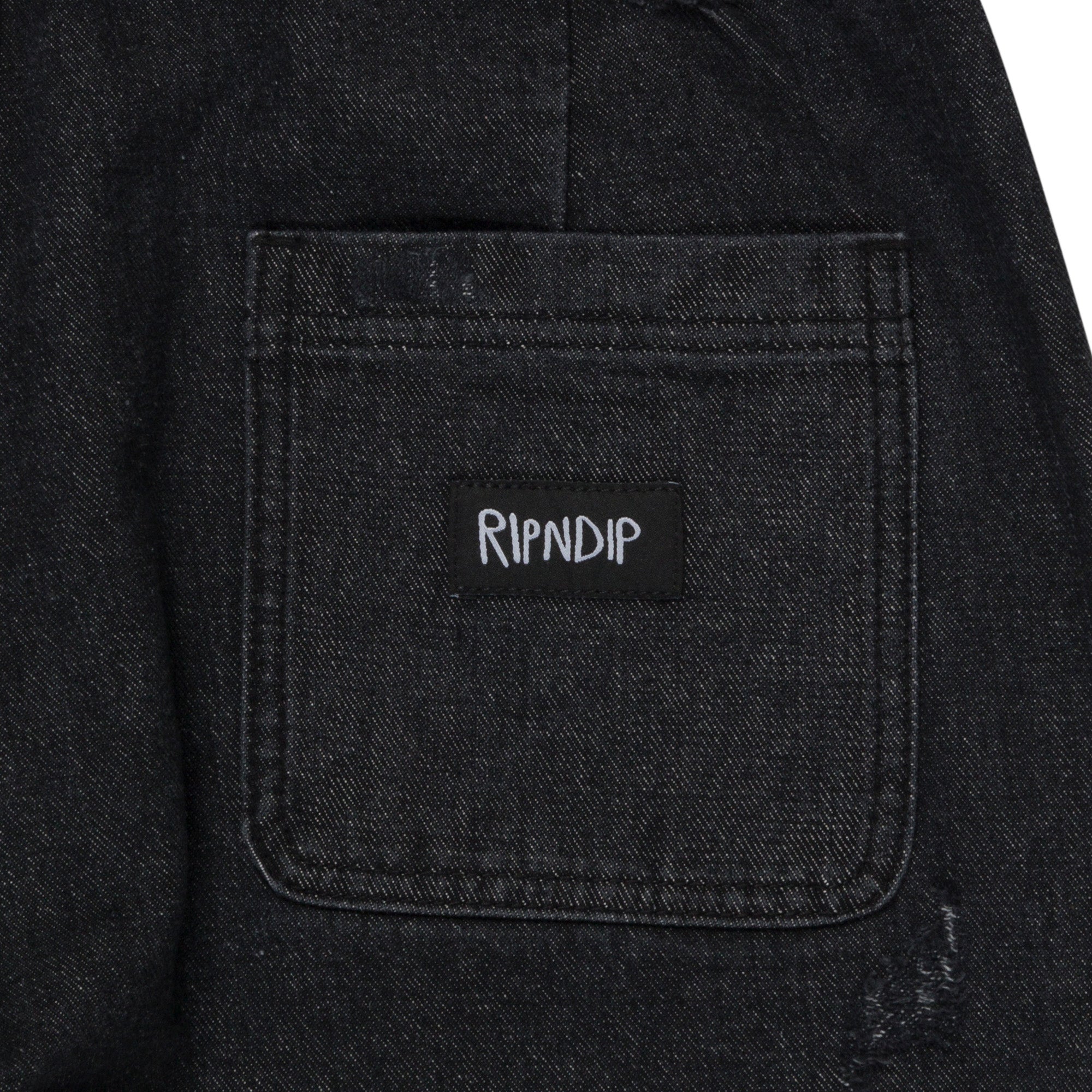 RIPNDIP Rockstar Distressed Denim Pants (Black)