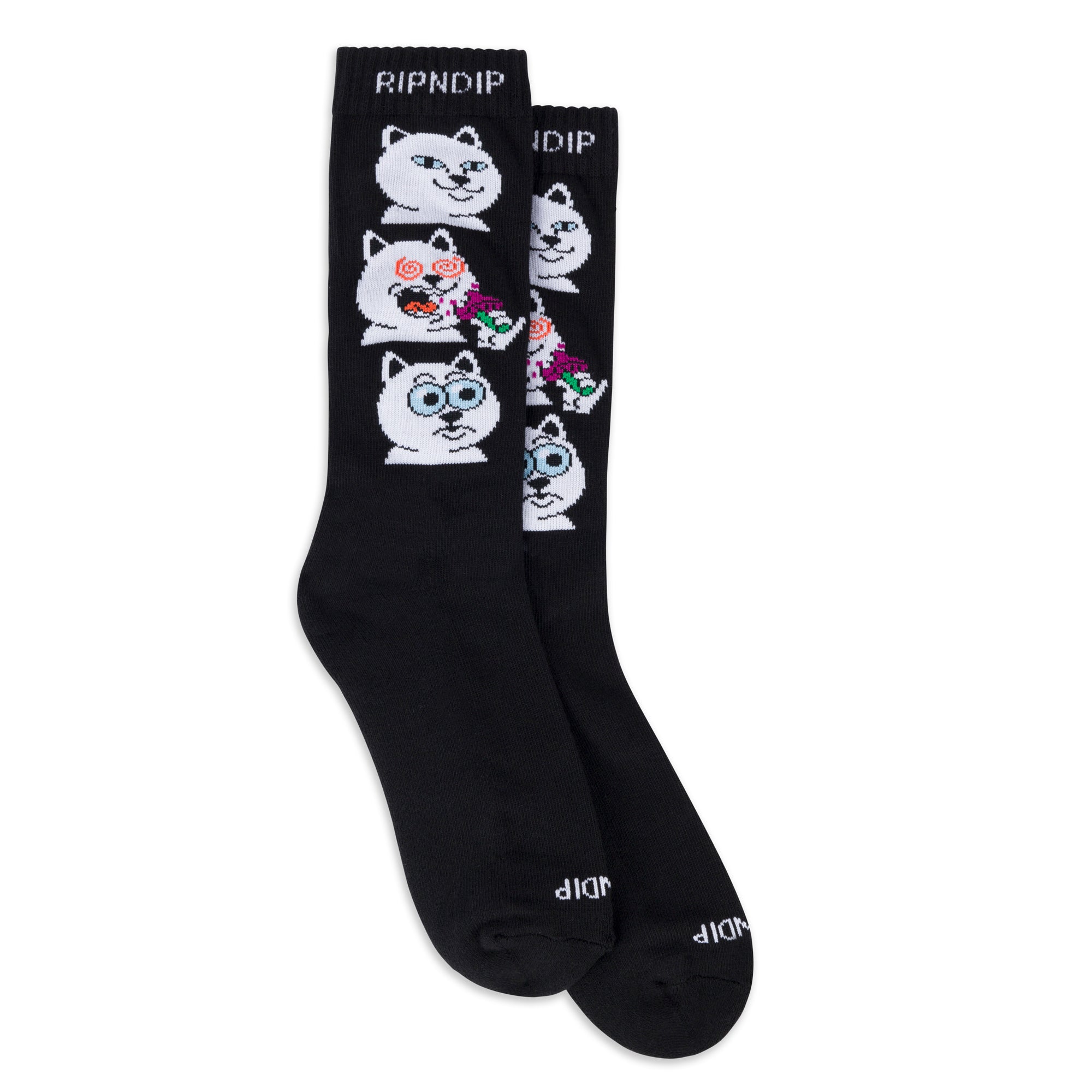 RIPNDIP Shroom Diet Socks (Black)