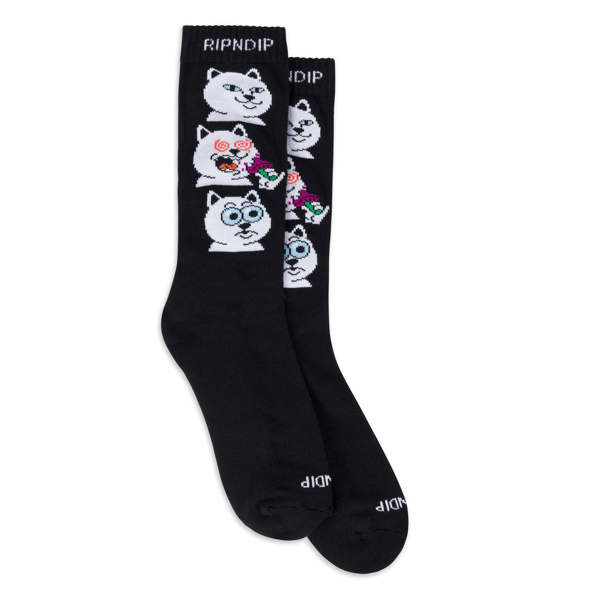 RIPNDIP Shroom Diet Socks (Black)