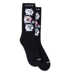 RIPNDIP Shroom Diet Socks (Black)