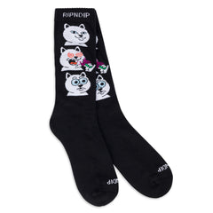 RIPNDIP Shroom Diet Socks (Black)