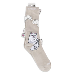 RIPNDIP Lord Nermal Socks (Warm Gray)