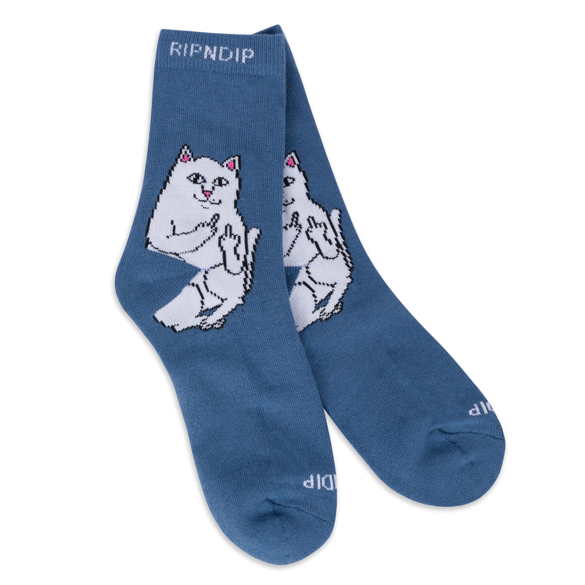 RIPNDIP Lord Nermal Mid Socks (Slate)