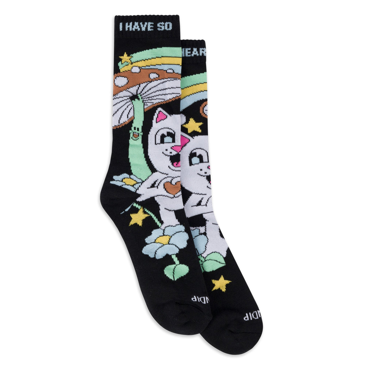 RIPNDIP So Mushroom Socks (Black)