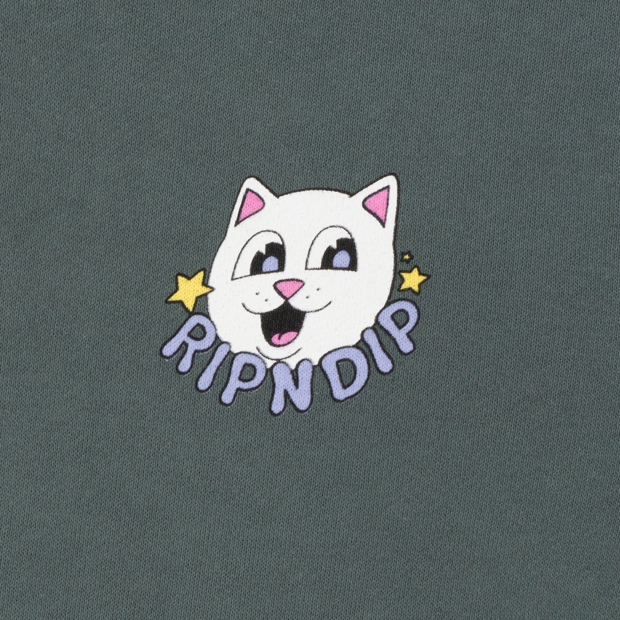 RIPNDIP So Mushroom Cropped Hoodie (Charcoal)