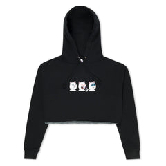 RIPNDIP Shroom Diet Cropped Hoodie (Black)