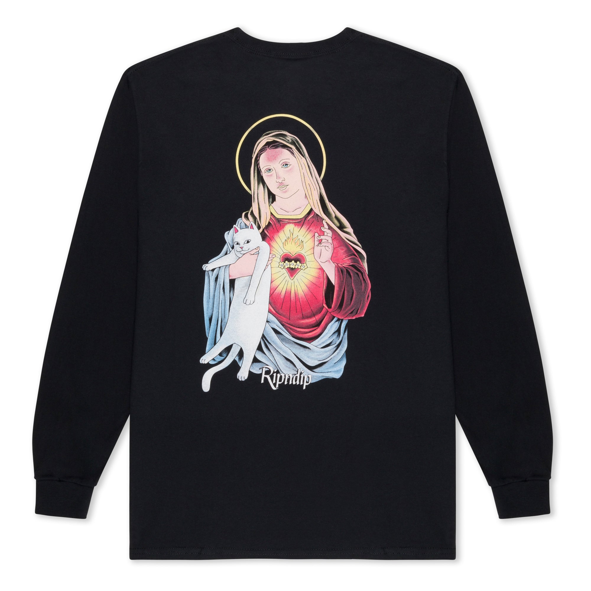 RIPNDIP Mother Mary Long Sleeve (Black)