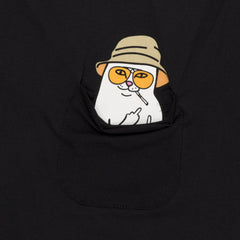 RIPNDIP Lord Nermal S Thompson Pocket Tee (Black)