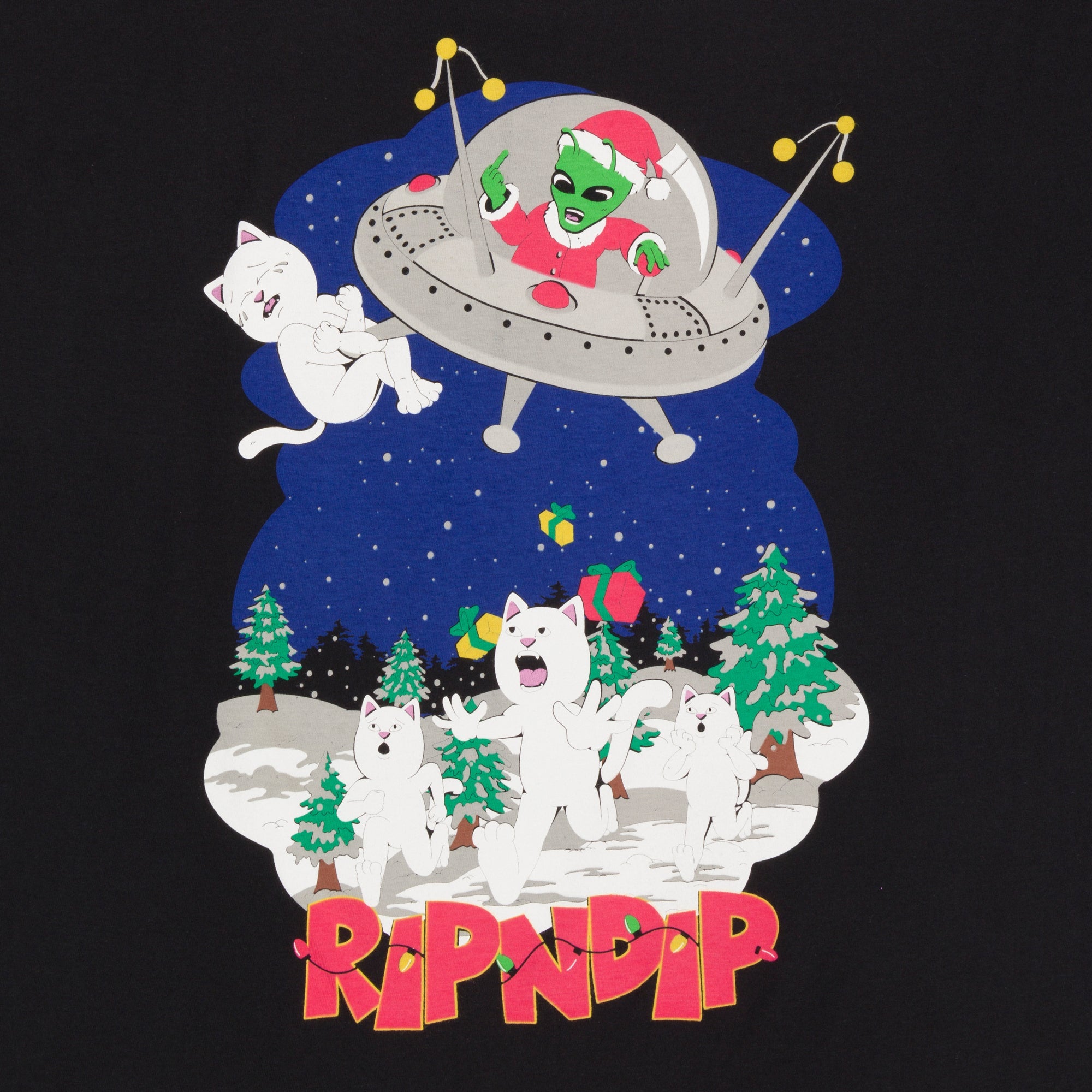 RIPNDIP Space Santa Tee (Black)