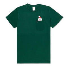 378728 Lord Santa Pocket Tee (Hunter Green)