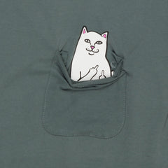 RIPNDIP Lord Nermal Cropped Pocket Long Sleeve (Charcoal)