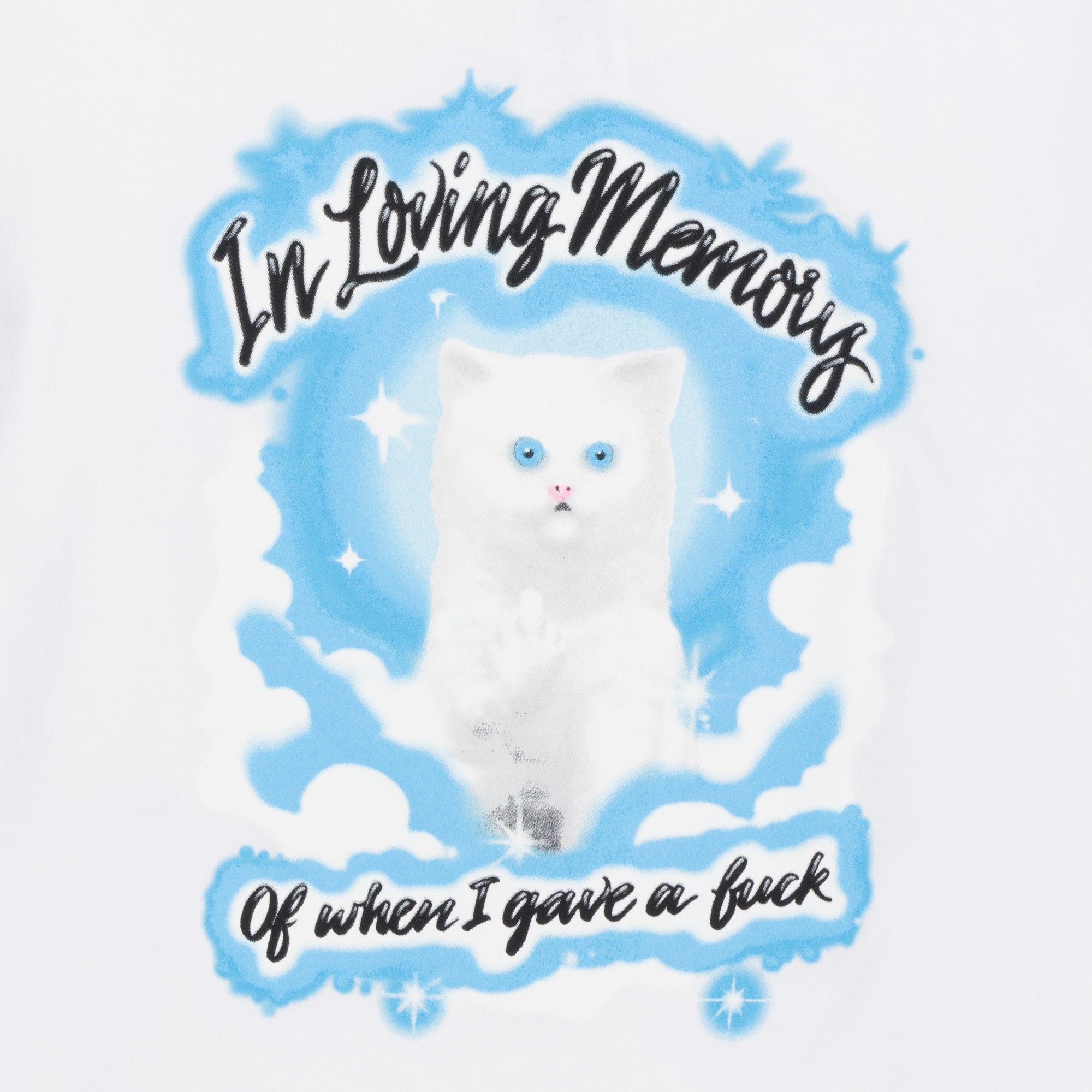 RIPNDIP In Loving Memory Cropped Long Sleeve (White)