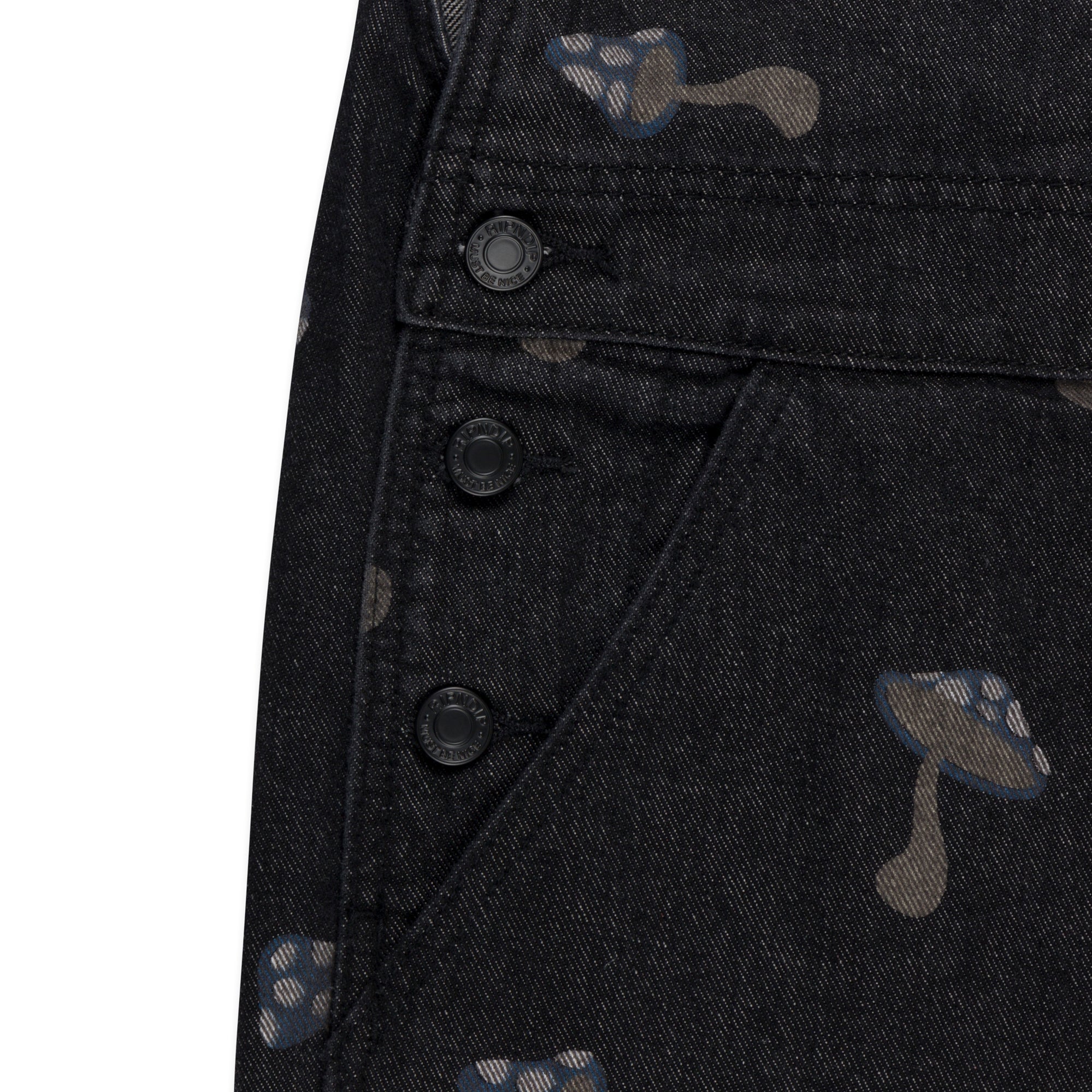 RIPNDIP Euphoria Denim Overalls (Black)